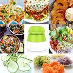 4-in-1 Zucchini Spiralizer for Veggie Noodles