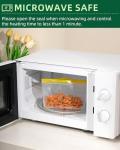 Lerine 12 Pack Silicone Gallon Freezer Bags