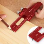 Precision Pocket Metal Slide Rule Set - 3 Pcs