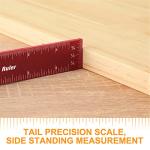 Precision Pocket Metal Slide Rule Set - 3 Pcs