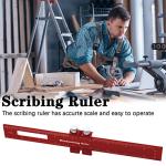 Precision Pocket Metal Slide Rule Set - 3 Pcs