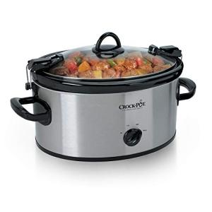 Crock-Pot 6-Quart Oval Manual Portable Slow Cooker
