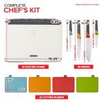 Smart Cutting Boards and Knife Set with Holder