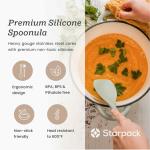 Starpack Premium Heat-Resistant Silicone Spoonula Spatula