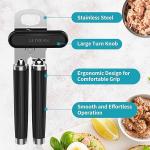 Ultrean Heavy Duty Manual Can Opener with Soft Grip