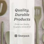 Starpack Premium Heat-Resistant Silicone Spoonula Spatula