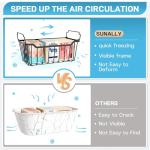 SUNALLY Stackable Freezer Organizer Bins, 4 Pack