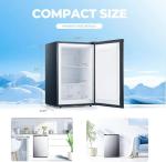 Electactic 3.0 Cu.ft Mini Upright Freezer, Silver