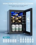 EUHOMY 18L Mini Beverage Cooler with Digital Control
