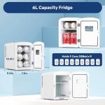 YSSOA 9-Can Portable Mini Fridge and Warmer
