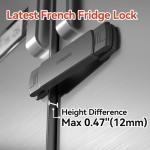 EUDEMON French Door Refrigerator Lock for Kids