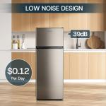 Upstreman 7.7 Cu.Ft. Double Door Refrigerator