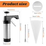 Stainless Steel Churro Maker with 8 Nozzle Tips