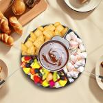 Mini Electric Chocolate Fondue Set with Forks
