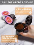 Karosie Slim Single Serve Coffee Maker, Fast Brew