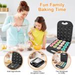 Mini Donut Maker Machine with Non-Stick Surface