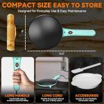 Instant Electric Crepe Maker with Non-stick Surface
