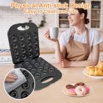 Mini Donut Maker Machine with Non-Stick Surface