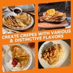 Instant Electric Crepe Maker with Non-stick Surface
