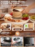 LUSHYUM Electric Chocolate Fondue Pot Set
