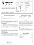 Robust Porter Beer Brewing Ingredient Kit