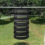 Collapsible 6-Layer Herb Drying Rack with Zipper