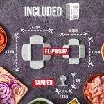 Tortilla Wrap Maker Kit for Easy, Mess-Free Meals