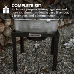 Gas One Double Outdoor Fryer with Baskets