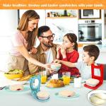 Vodolo Sandwich Maker with 2 Kids' Lunch Cutters
