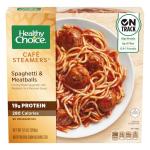 Healthy Choice Cafe Spaghetti & Meatballs Steamers