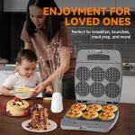 Mini Waffle Maker for Perfect Breakfasts and Brunch