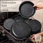 Carote 17-Piece Nonstick Cookware Set with Detachable Handles