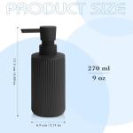 ARTWIND 2 Pack Matte Black Soap Dispenser