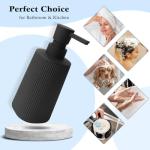 ARTWIND 2 Pack Matte Black Soap Dispenser