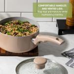 T-Fal 20-Piece Nonstick Cookware Set, Moon Grey