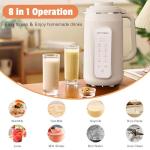 RONTEDA 8-in-1 Nut Milk Maker with Timer