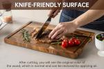 Walnut Wood End Grain Cutting Board with Juice Groove