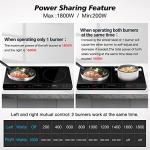 Aobosi Portable Double Induction Cooktop Burner
