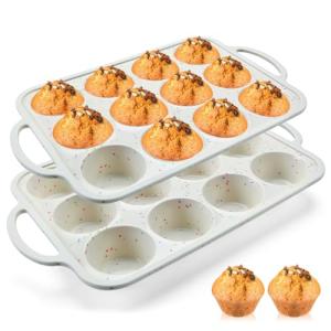Silicone Muffin Pan Set with Metal Frame