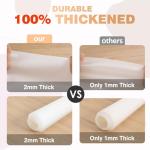 Extra Thick Silicone Heat Resistant Kitchen Mats 2Pcs