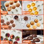Silicone Muffin Pan Set with Metal Frame