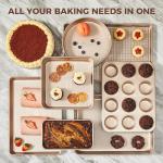 HONGBAKE 9-Piece Nonstick Baking Pan Set