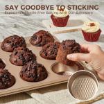 HONGBAKE 9-Piece Nonstick Baking Pan Set