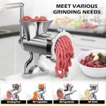 2-in-1 Manual Meat Grinder with Sausage Stuffer