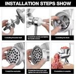 2-in-1 Manual Meat Grinder with Sausage Stuffer