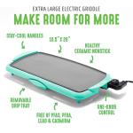 GreenLife 20" Electric Griddle with Temperature Control