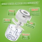 Cordless Electric Vegetable Chopper and Blender