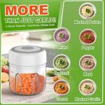 Cordless Electric Vegetable Chopper and Blender