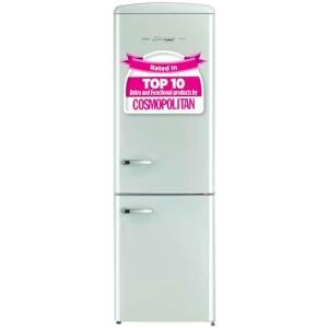 Retro 12 cu.ft Bottom-Mount Refrigerator in Mint Green