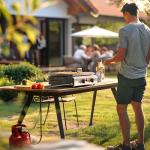 ROVSUN 2-Burner Portable Propane Griddle for Outdoor Cooking